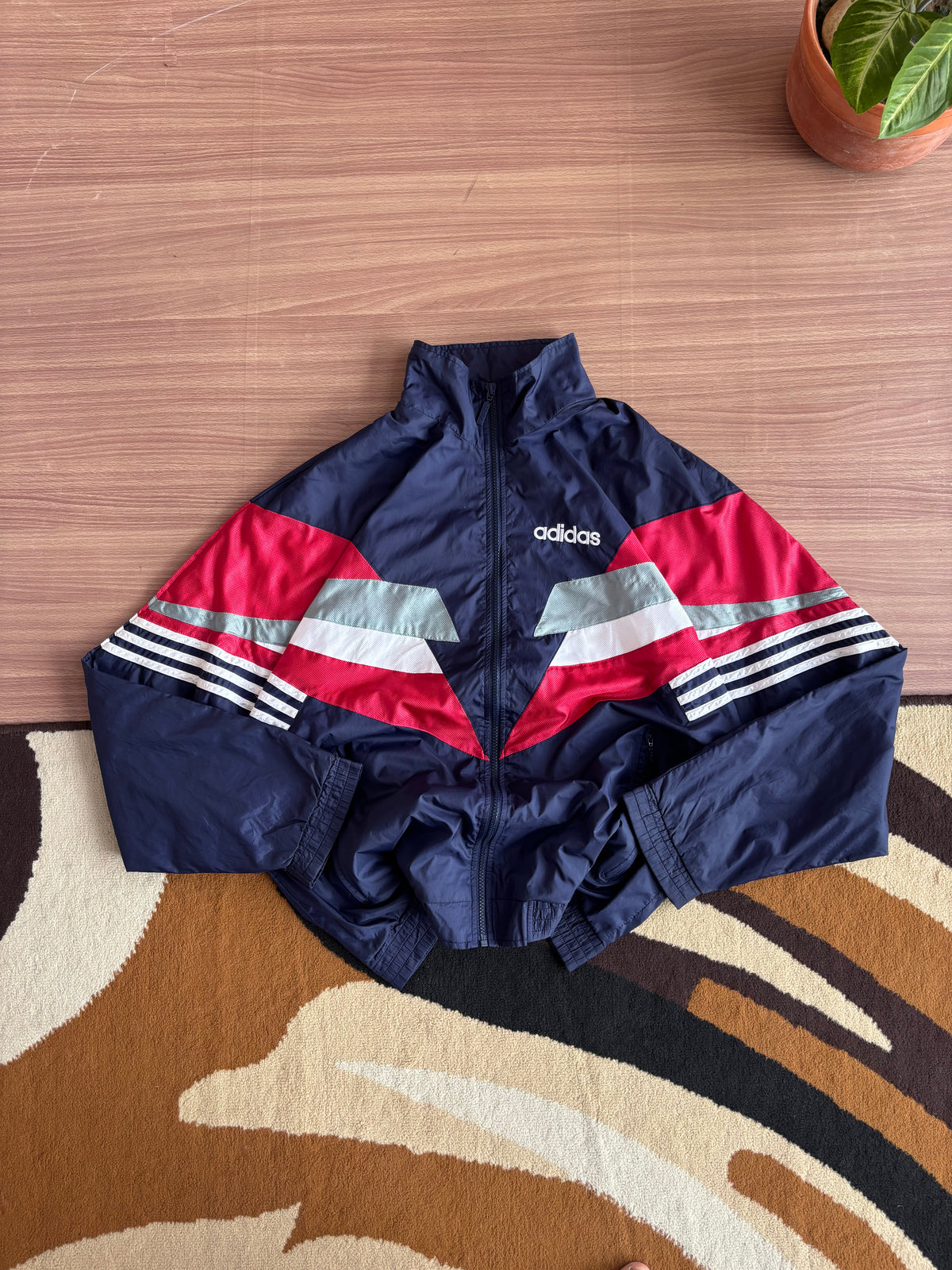 Late 80s Adidas Geometric Chevron Track Jacket