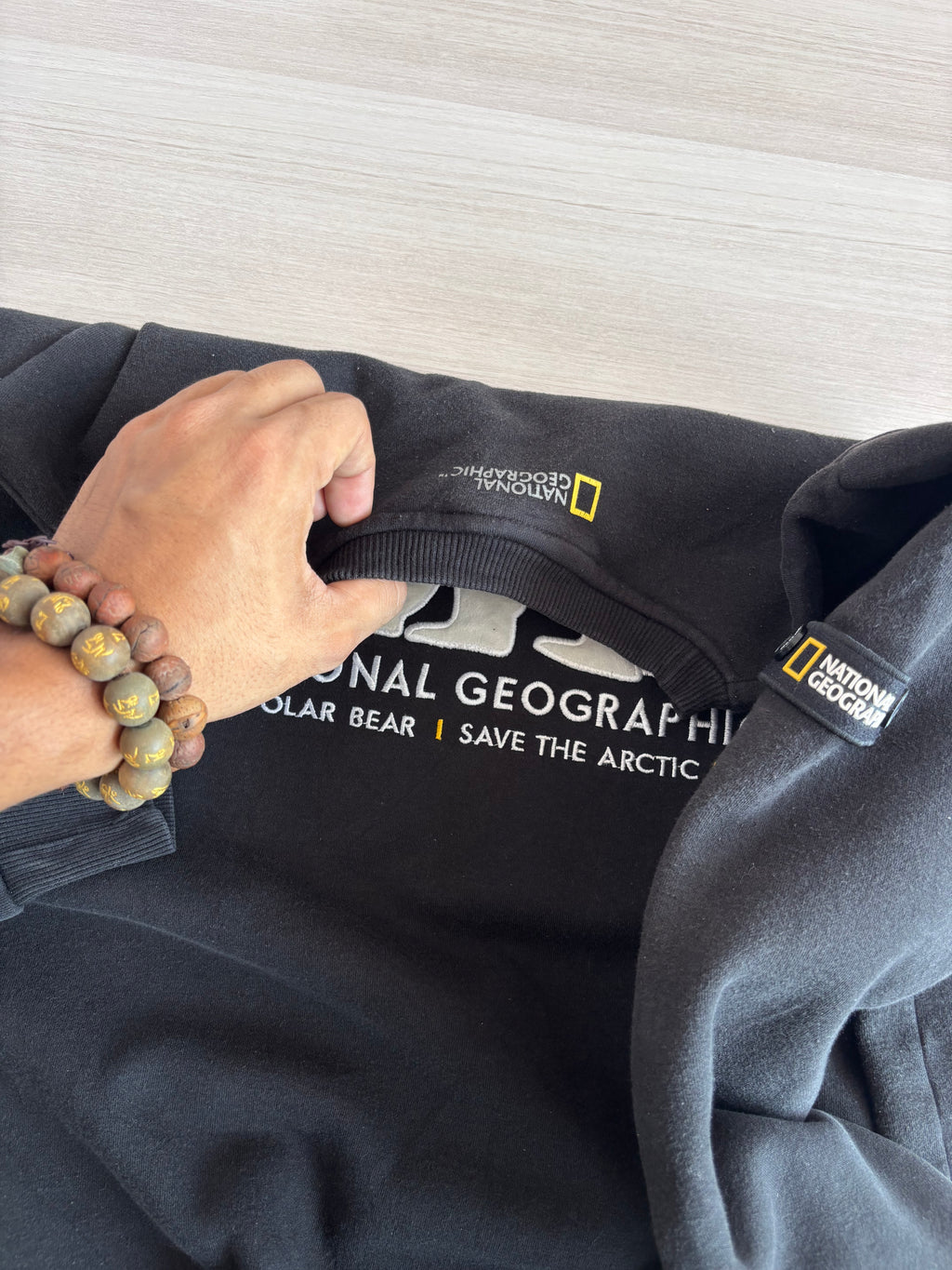 Nat Geo Polar bear sweatshirt (S)
