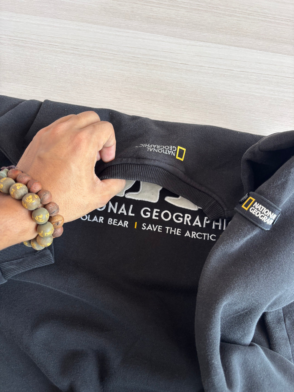 Nat Geo Polar bear sweatshirt (S)