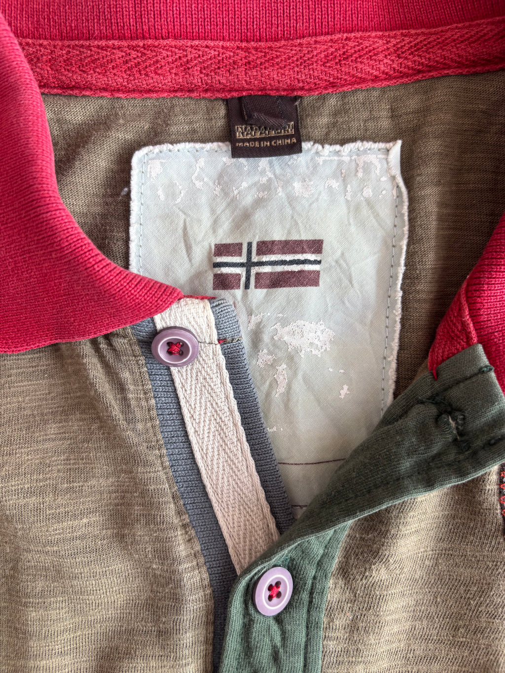 Napapijri Geographic polo tee (M-L)