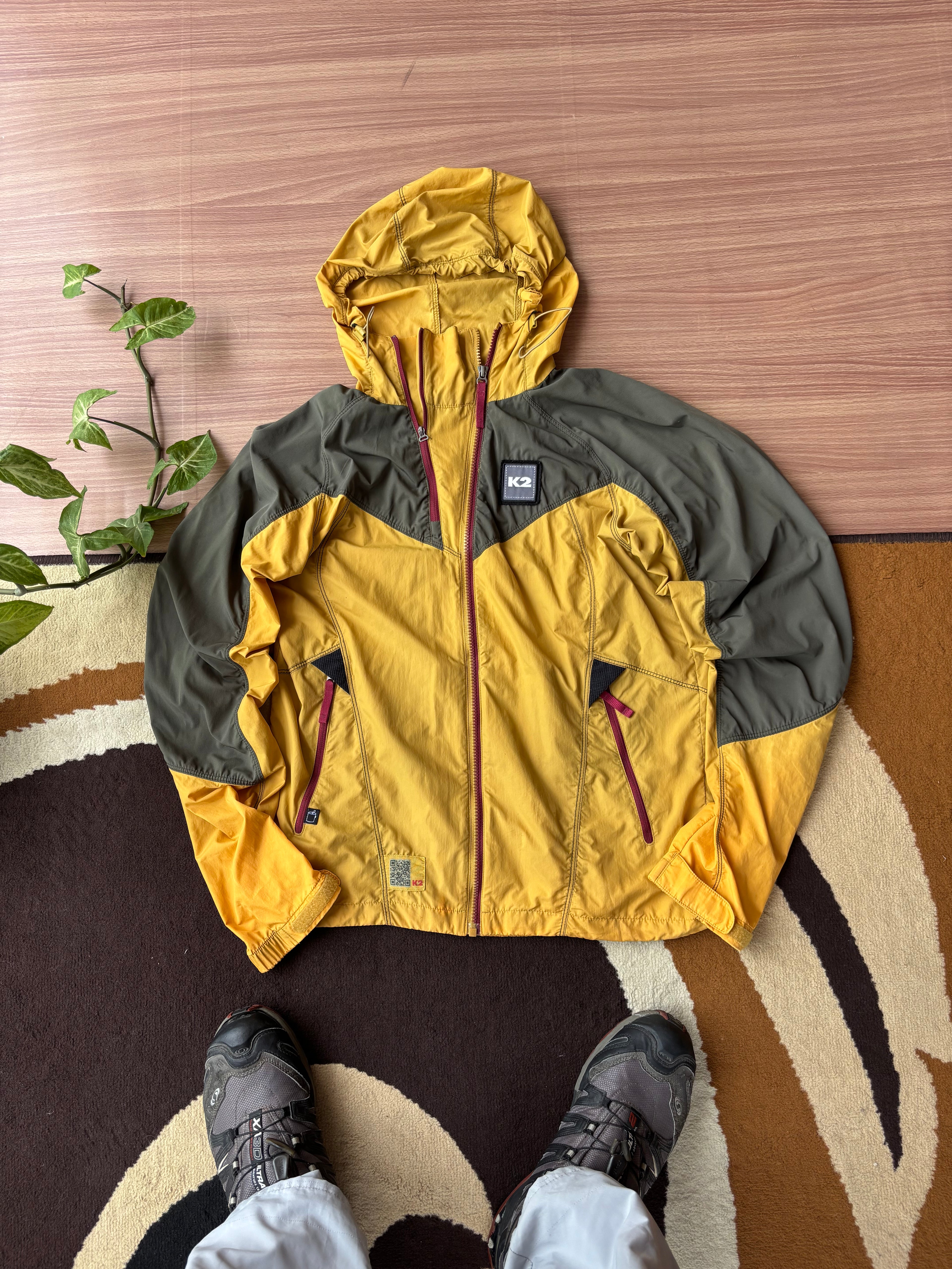 K2 ultralight trail run packable windbreaker (M-L)
