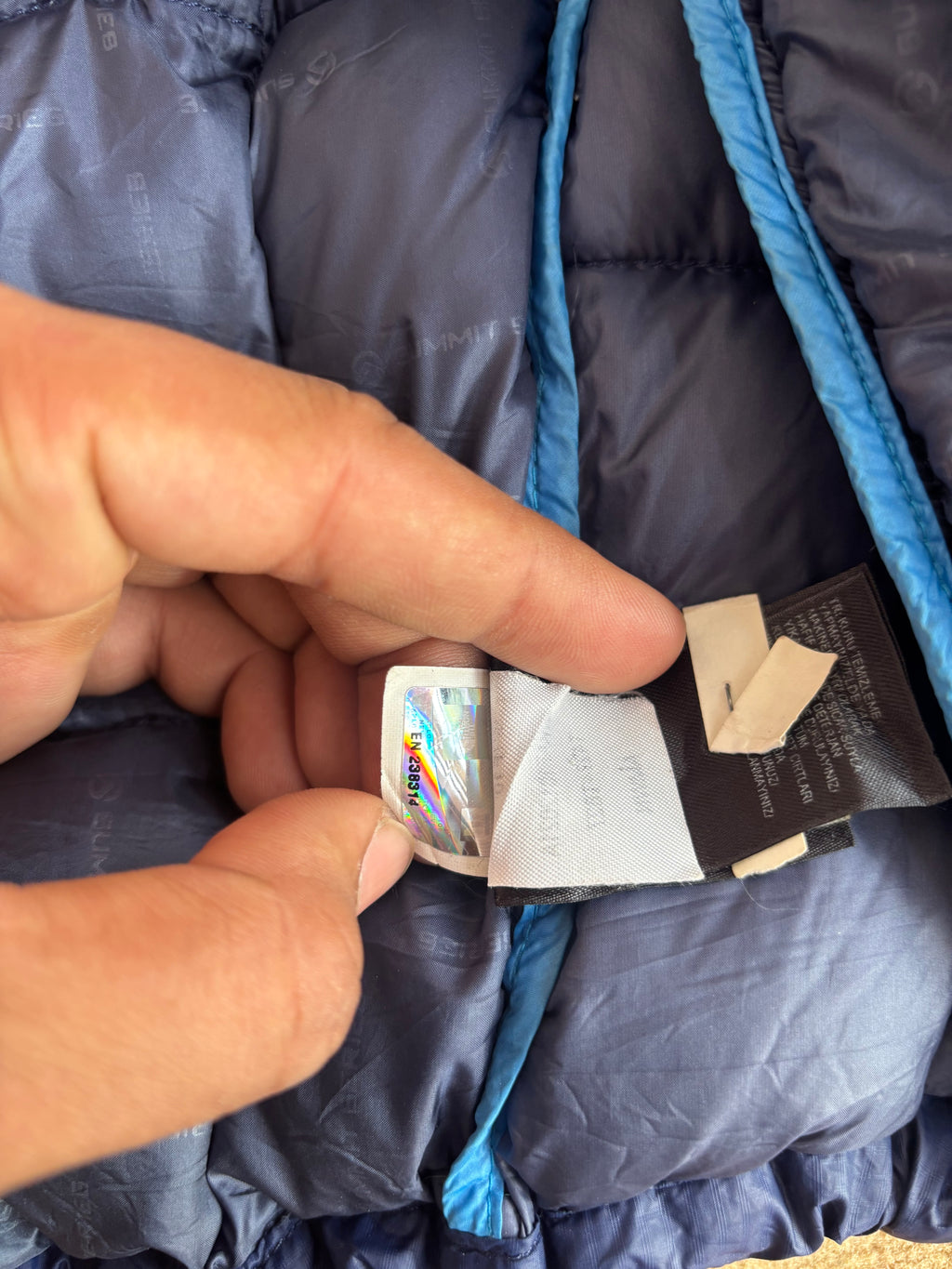 TNF summit series goose down puffer (M-L)