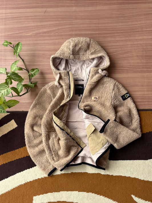 National Geographic Sherpa hooded fleece (S)