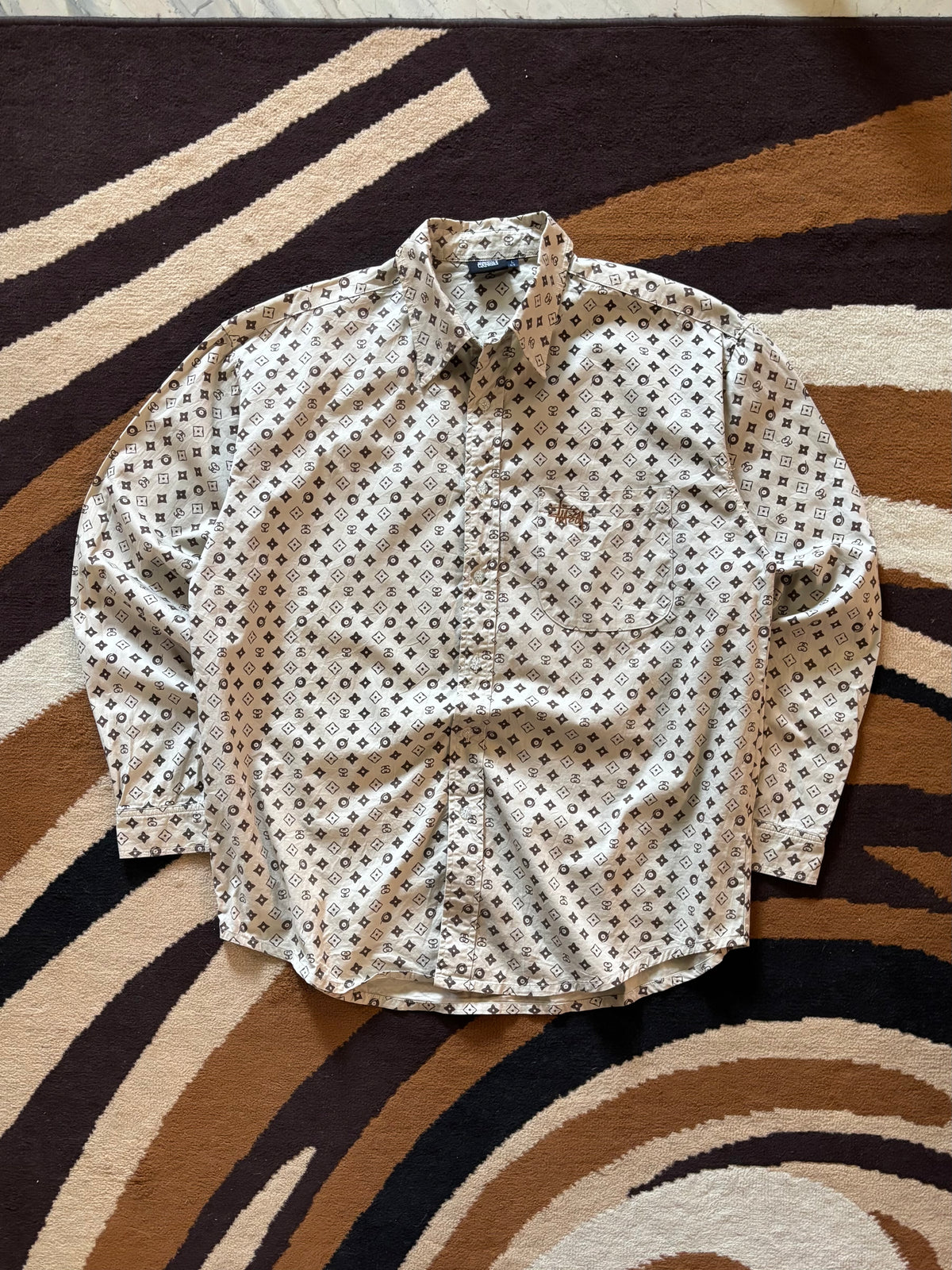 Stussy Graphic Print Shirt (L)