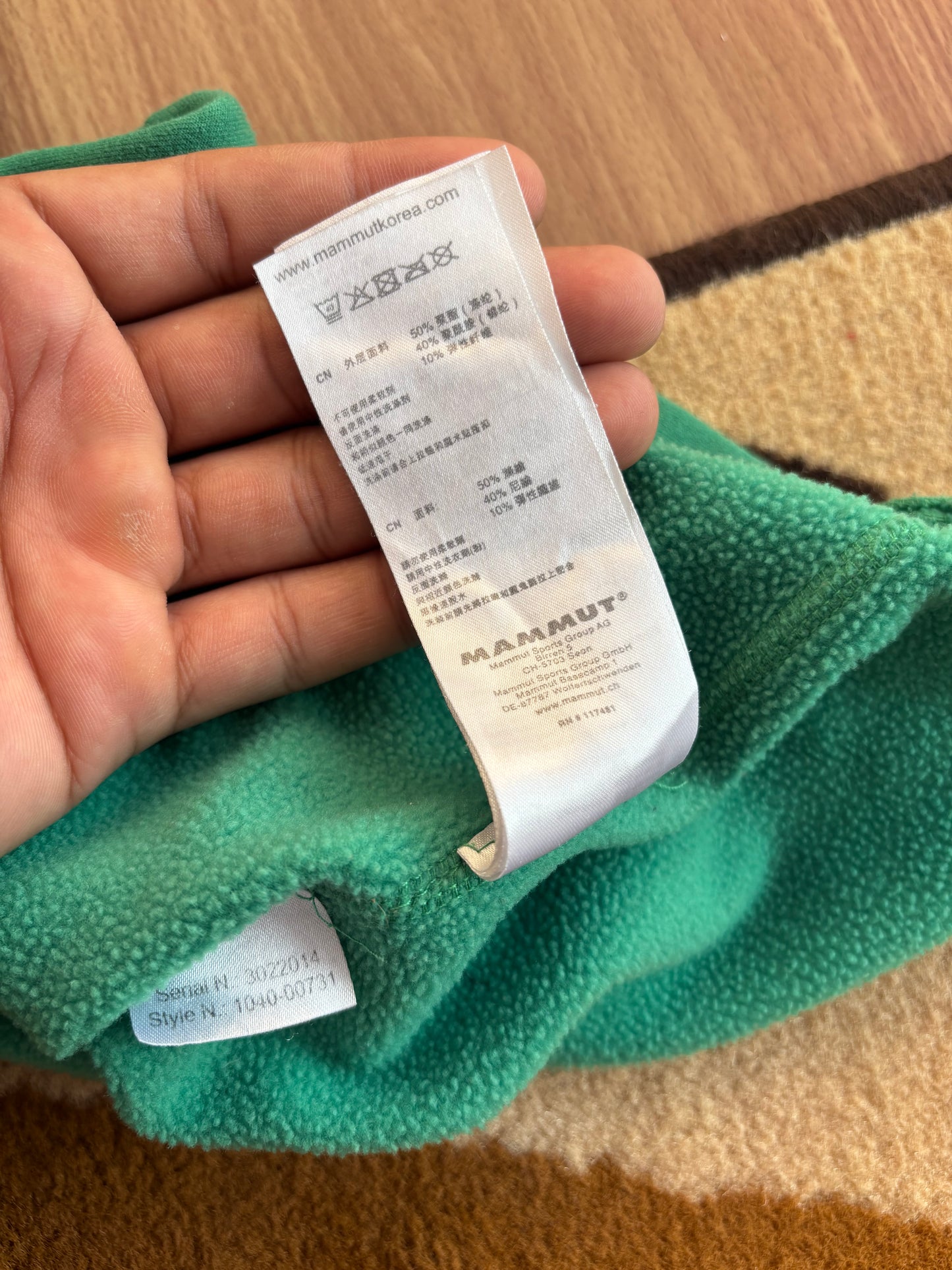 00’s Mammut polartec softshell