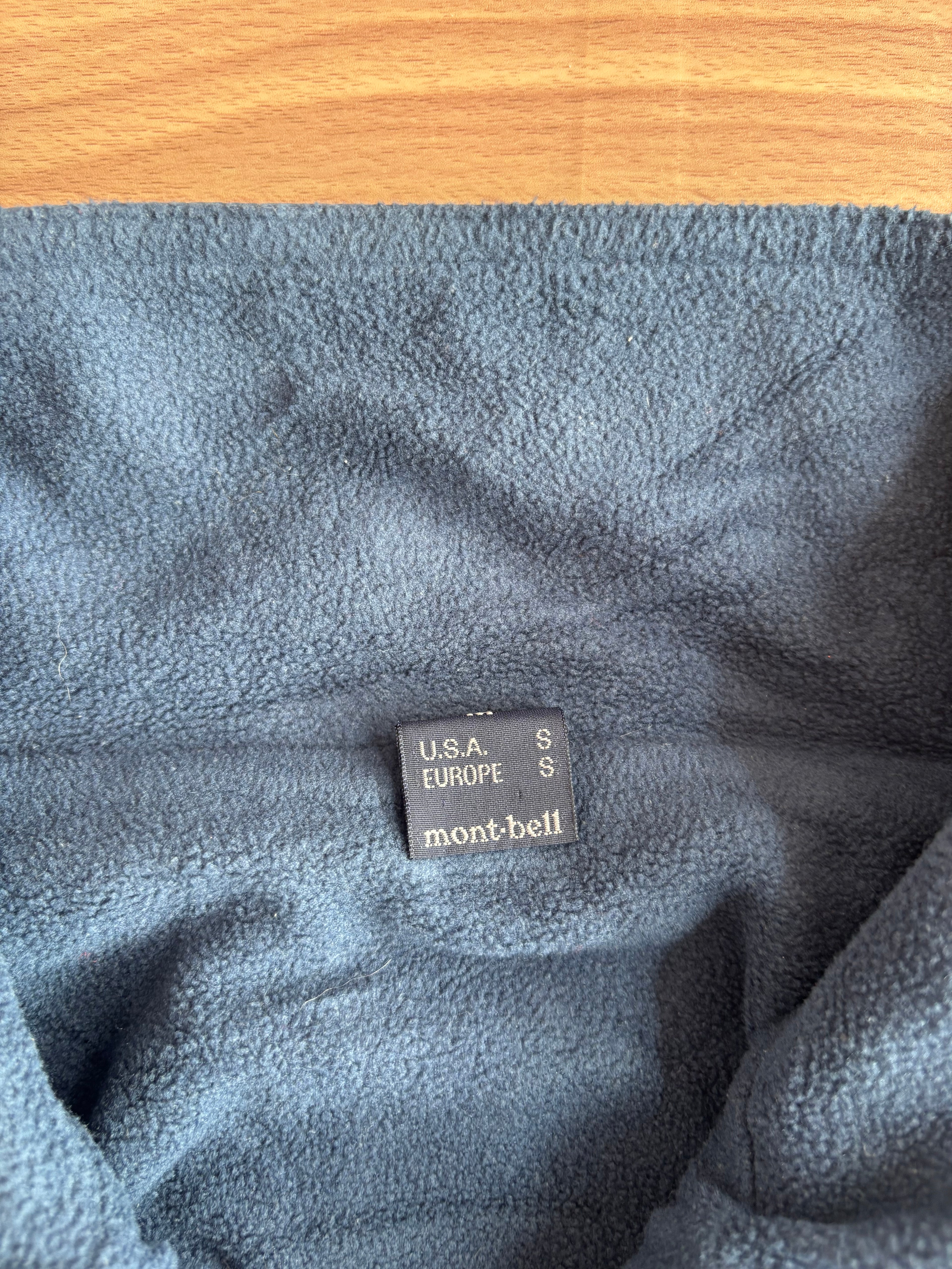 Vintage montbell fleece lined bomber (M-L)