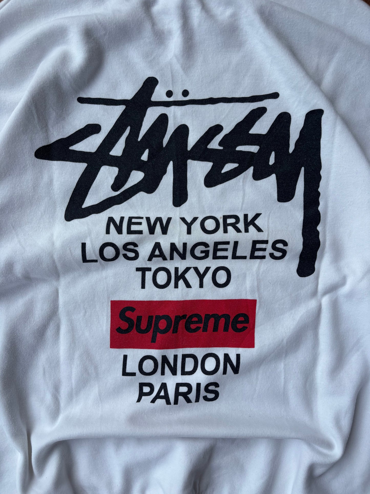 Stussy x supreme boxy fit sweatshirt