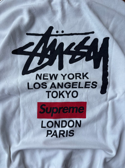 Stussy x supreme boxy fit sweatshirt