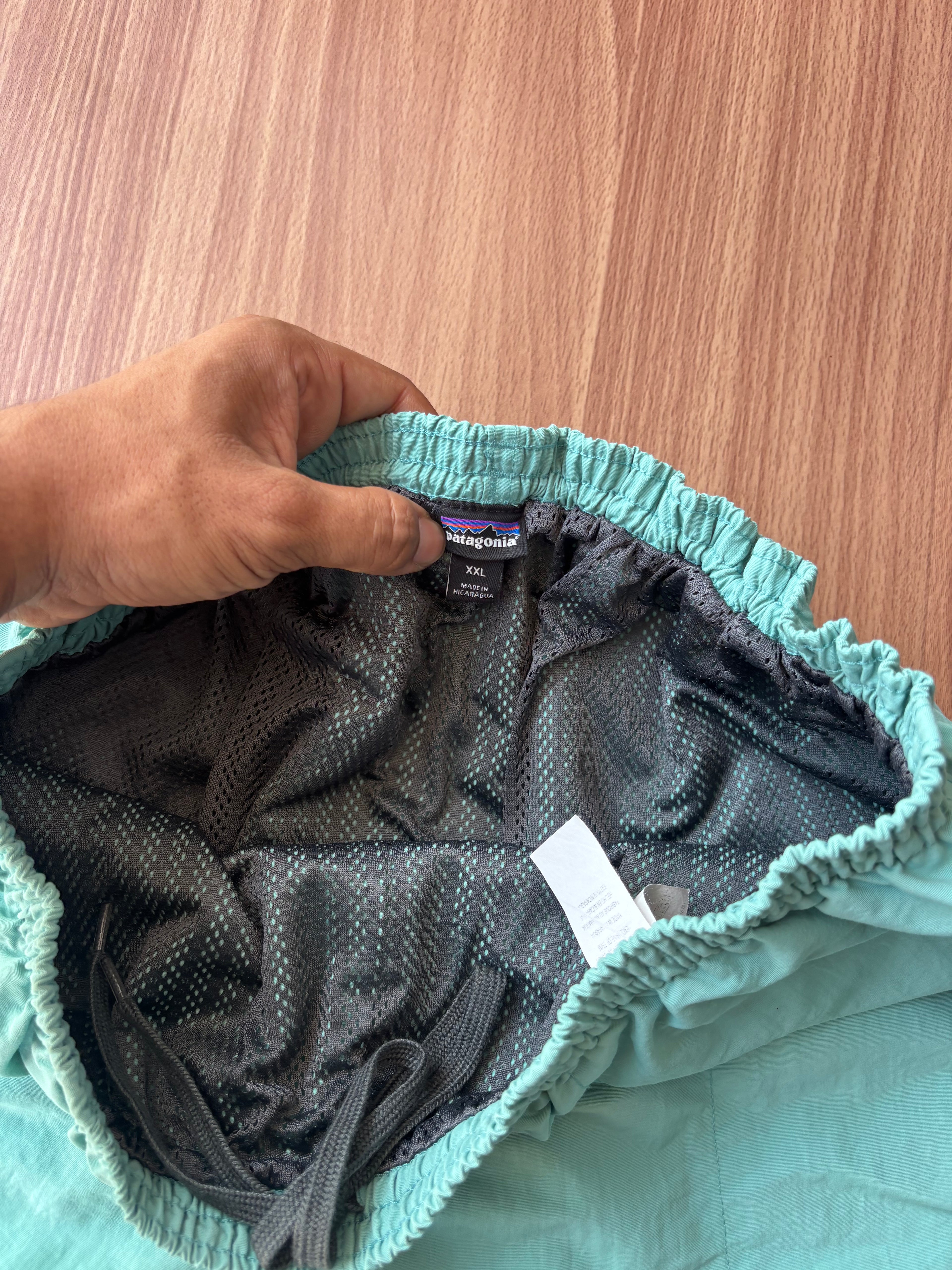 Patagonia turquoise shorts