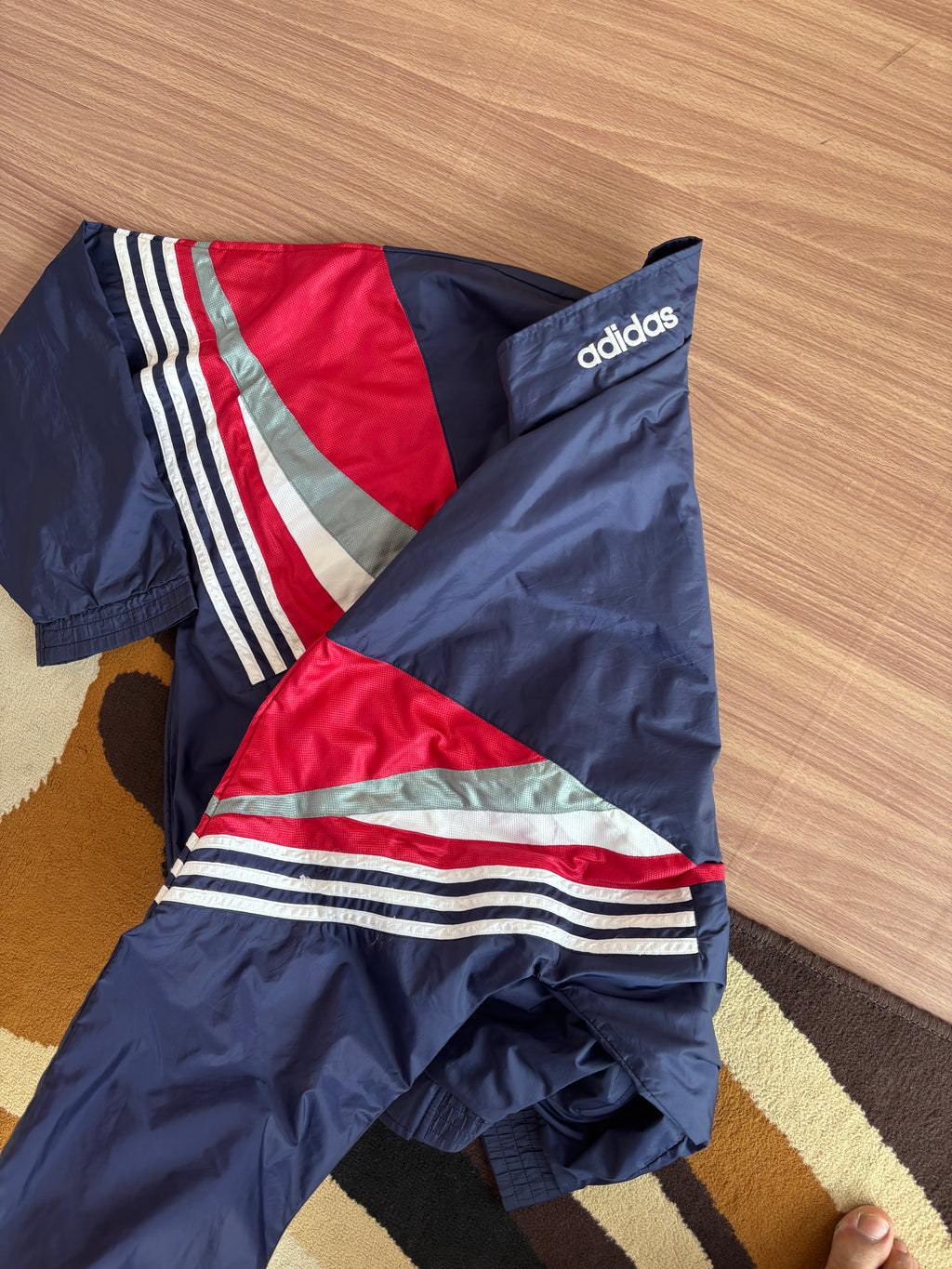 Late 80s Adidas Geometric Chevron Track Jacket