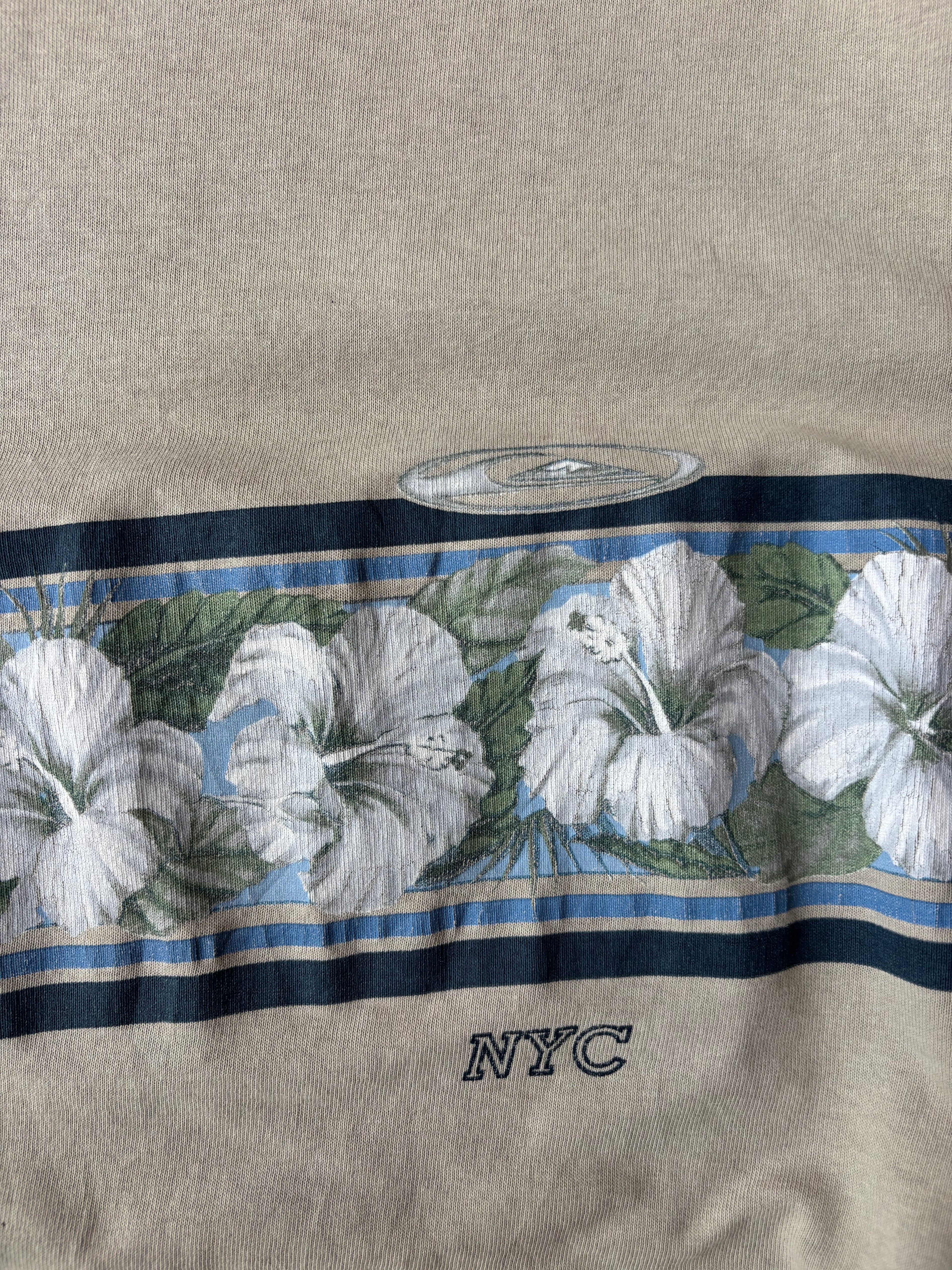 Vintage Quiksilver single stitch cropped tee