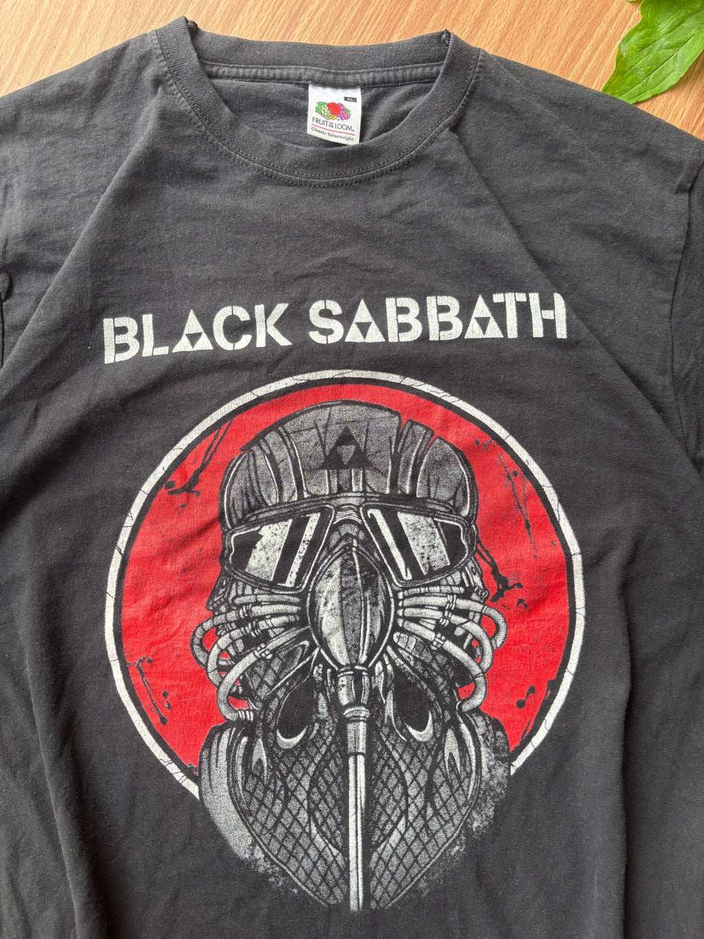 Black Sabbath og 2013/2014 world tour merch tee