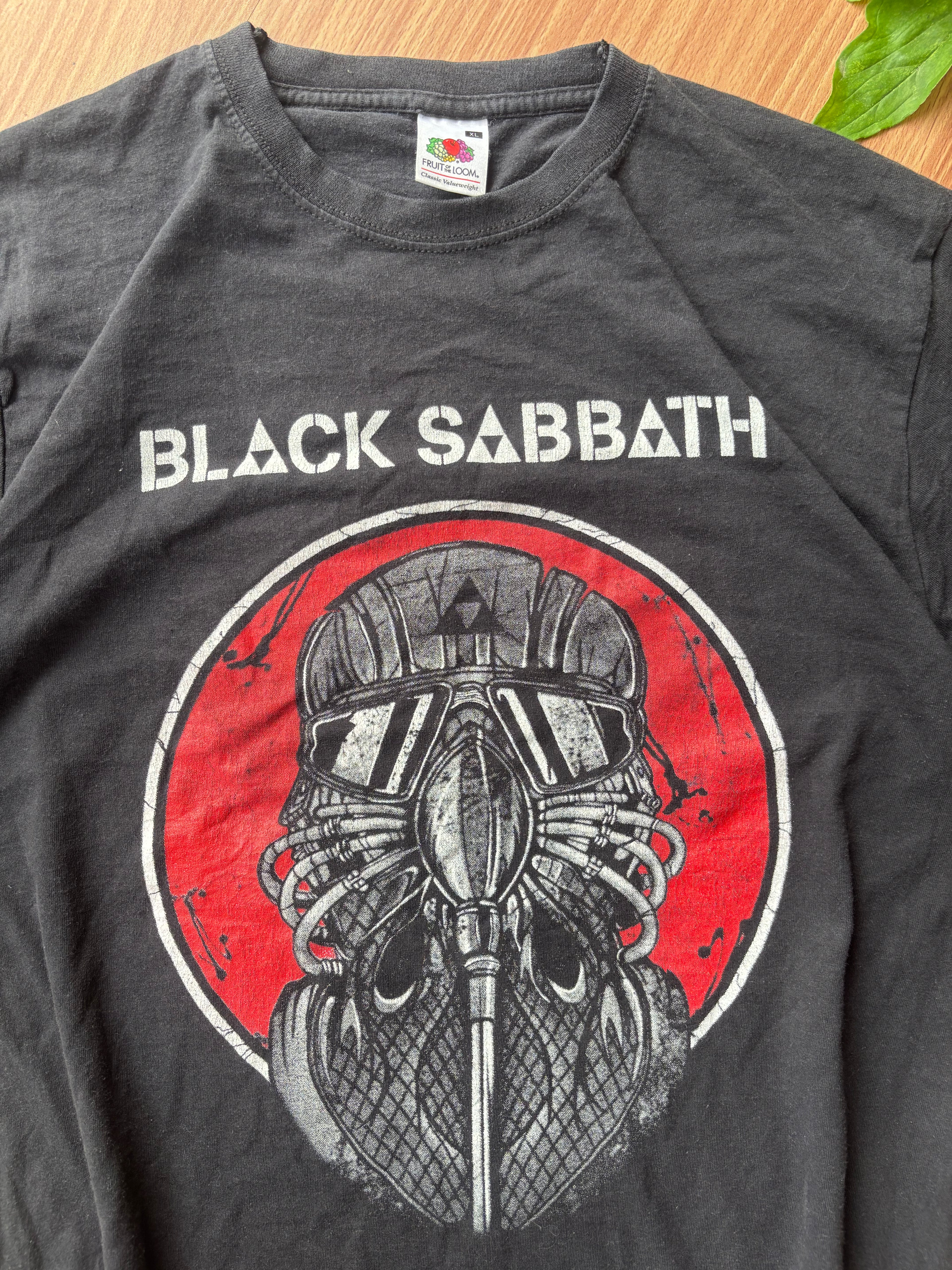 Black Sabbath og 2013/2014 world tour merch tee